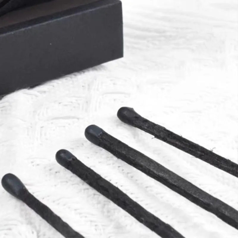 80 قطعة جميع الحنين الأسود مباريات باردة 96 مللي متر شموع عطرة السيجار إطالة المباريات حفلة احتفال أخف الشعلة مجموعة رجل هدية #2