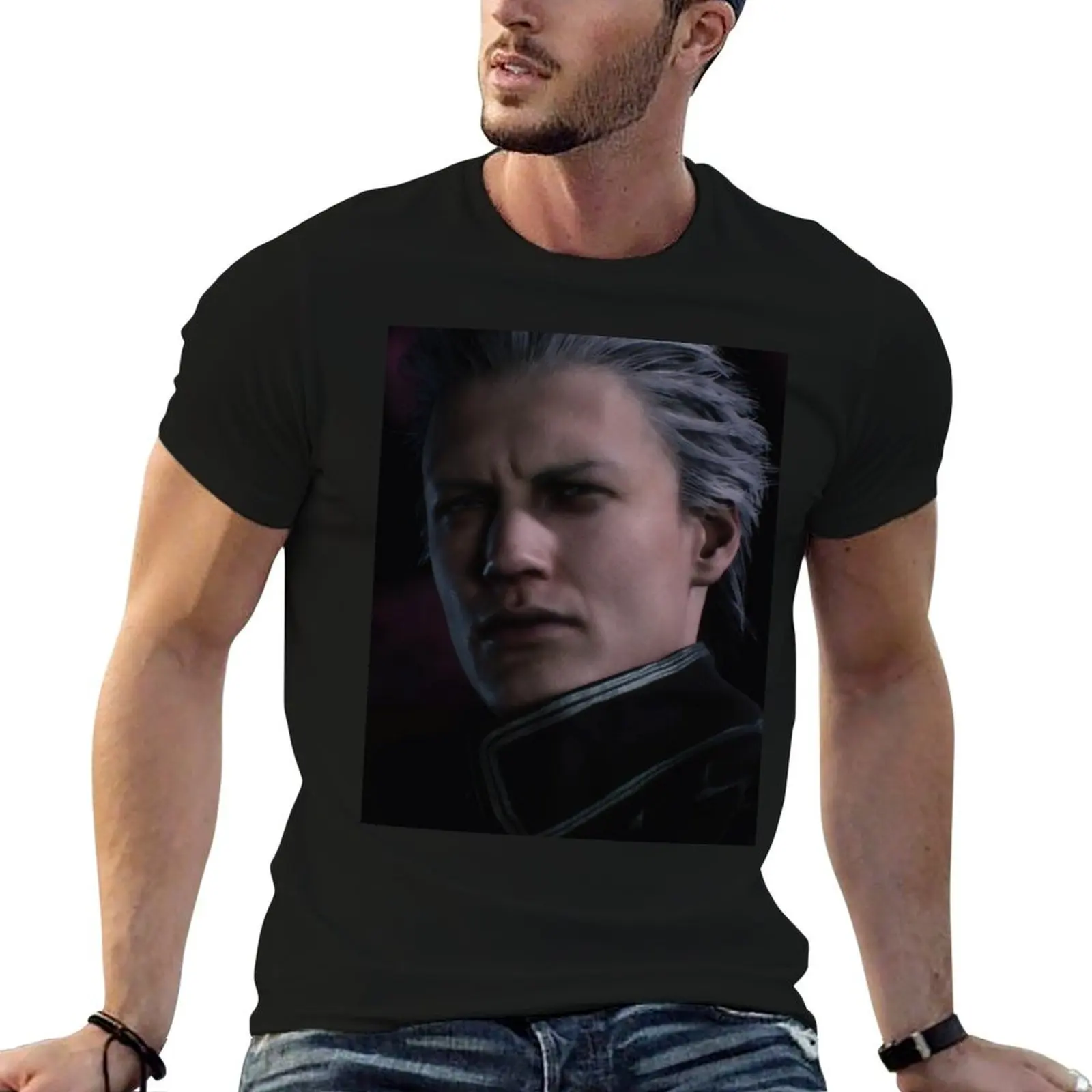 The Legendary Son of Sparda: Vergil T-Shirt shirts graphic tees summer top plain graphics mens graphic t-shirts