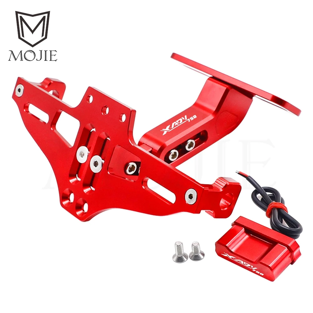 

XADV750 Motorcycle Rear Tail Tidy License Plate Holder Bracket LED Light FOR HONDA X-ADV750 XADV 750 2017- 2023 2024 2025 2026