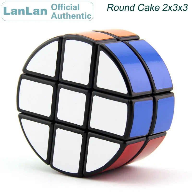 LanLan 2x3x3 Round Cake Magic Cube Cylinder Cubo Magico Professional Speed Puzzle Antistress Educational Toys For Kids