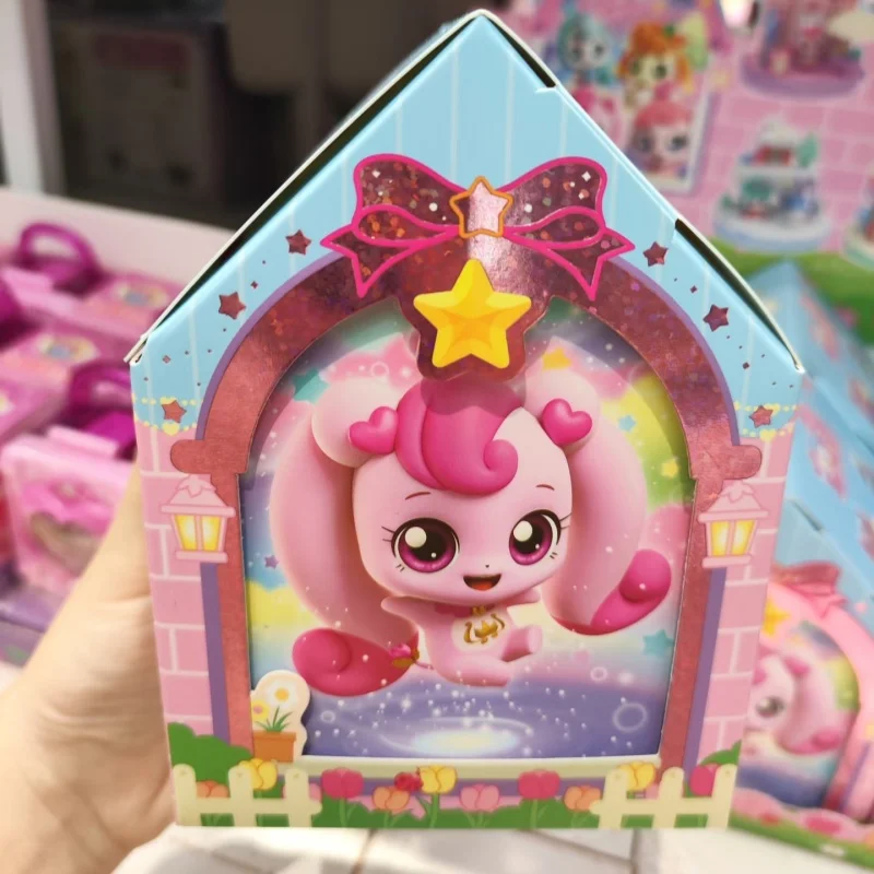 ティニーピング アニメフィギュア ブラインドボックス - ハッピーアセンブル マジックパーティー カラフルなミステリーギフト 誕生日プレゼント オリジナル キャッチ ホットセール