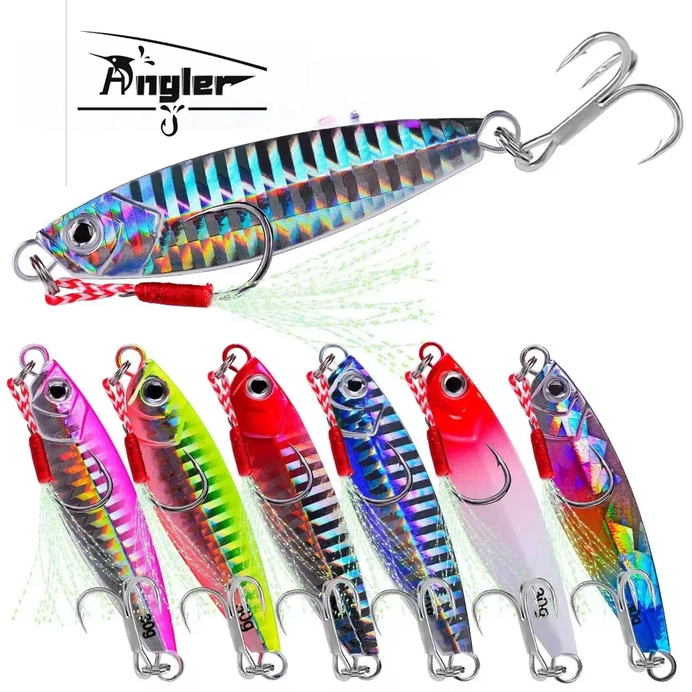 New DRAGER SLOW Cast Metal Jig Fishing Lure Jigging Spoon 7G 10G 15G 20G 30G Artificial Bait Shore Casting Jig Fishing Tackle