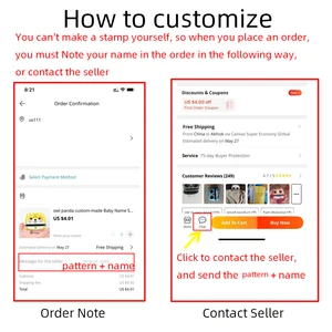 Children's Name Seal Personalized Student Name Seal Seal Childhood Garden DwaterProof Water Name Kawaii Montessori Seal present 11 Main Sales Stamps - №11