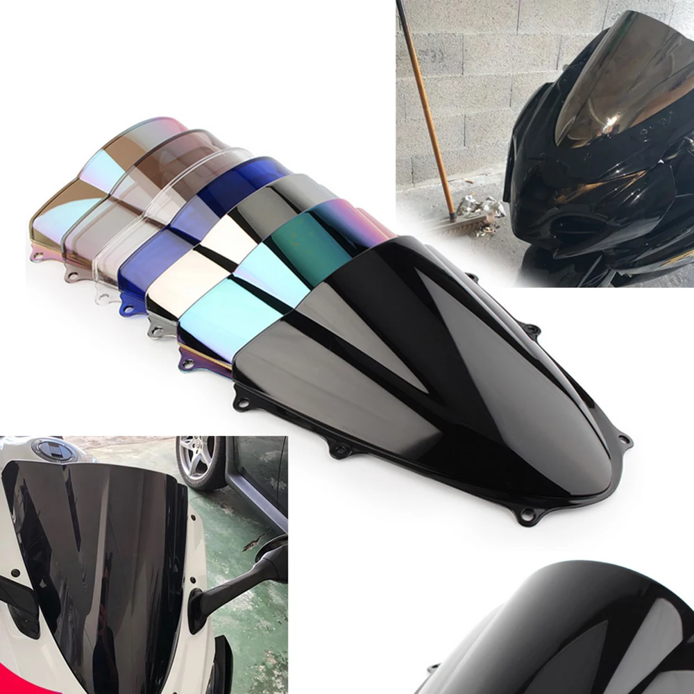 

Motorcycle Windshield For SUZUKI GSXR1000 GSX-R GSXR 1000 K9 2009-2016 Double Bubble WindScreen Accessories Fairing Deflector