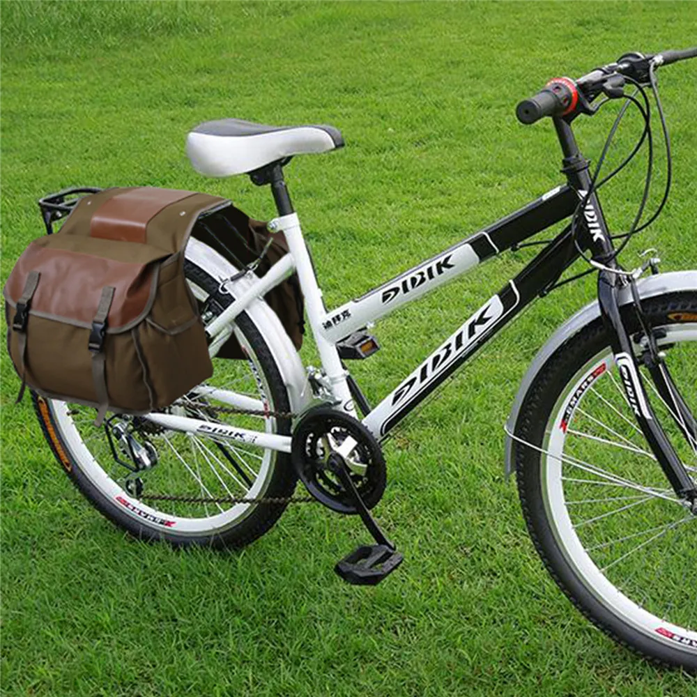 Waterproof Bicycles Pannier Bag For Rear Rack, Motorcycle Bicycles Luggage Cargo Rack Carrier, Double Trunk Cycling Pannier Bag