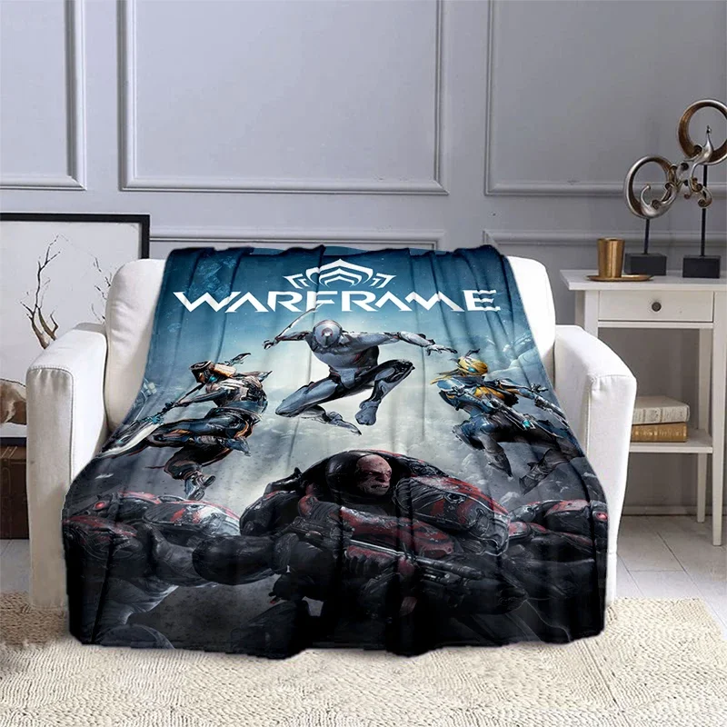 Shooting Game Warframe FPS  Blanket Children's Blanket High Quality Flannel Blankets Soft and Comfortable Home Travel Blanket