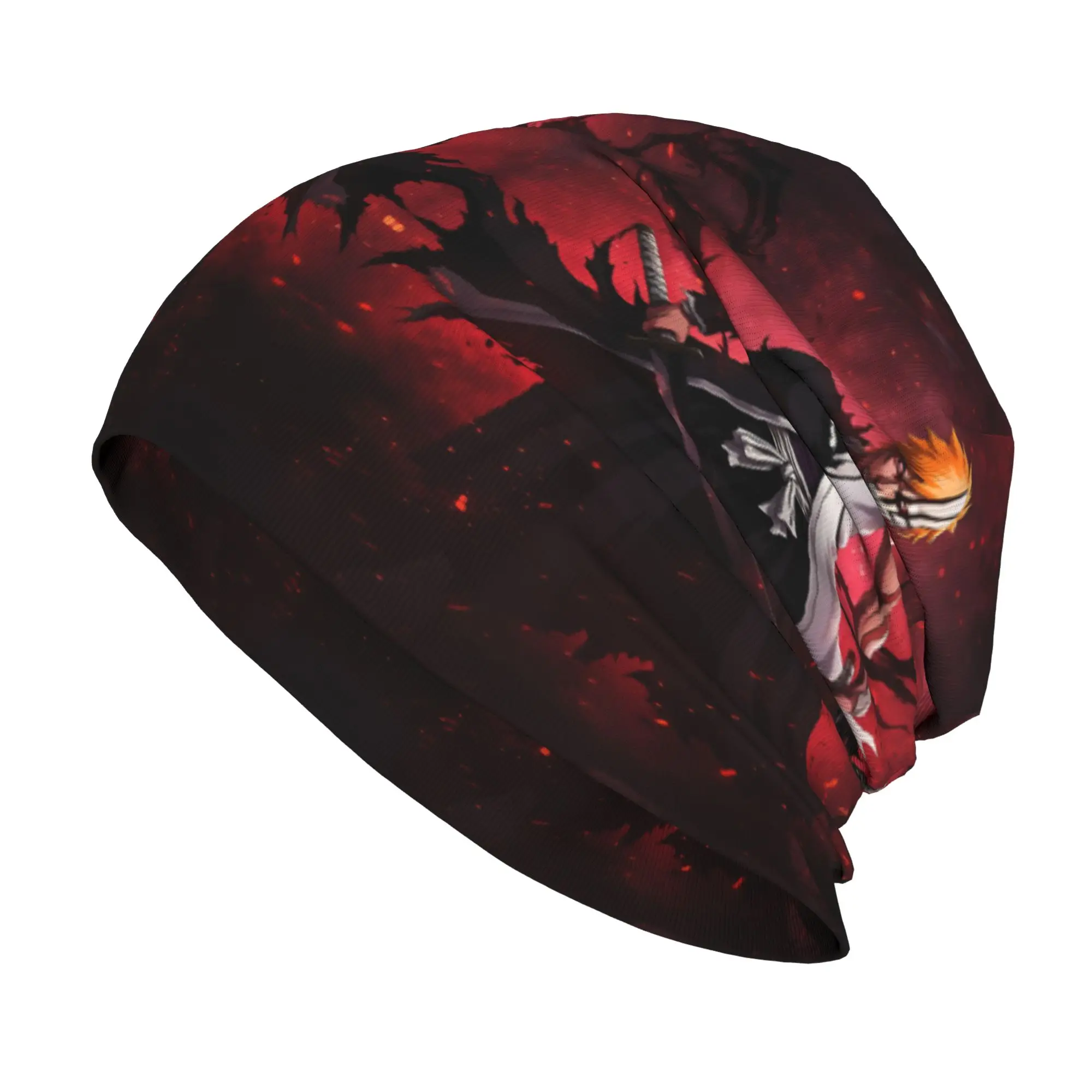 1 Piece B-BLEACH Skullies Caps First Thin Hat Autumn Spring Bonnet Hats Men Women's Unisex Ski Cap
