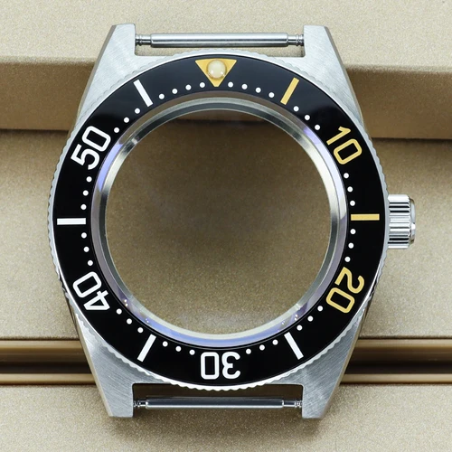 Imagen 2 del producto Para NH35 40mm caja de reloj plateada acero inoxidable modificado SPB149J1 ajuste Seiko NH34 NH35 NH36 NH38 4R36 movimiento cristal de zafiro