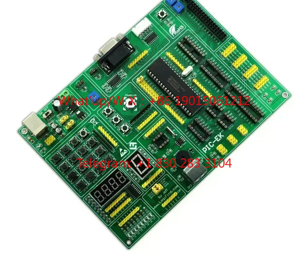 Product  PIC16F887  MCU Learning Development Board PIC-EK Supports 8 / 14 / 18 / 20 / 28 / 40-pin PIC