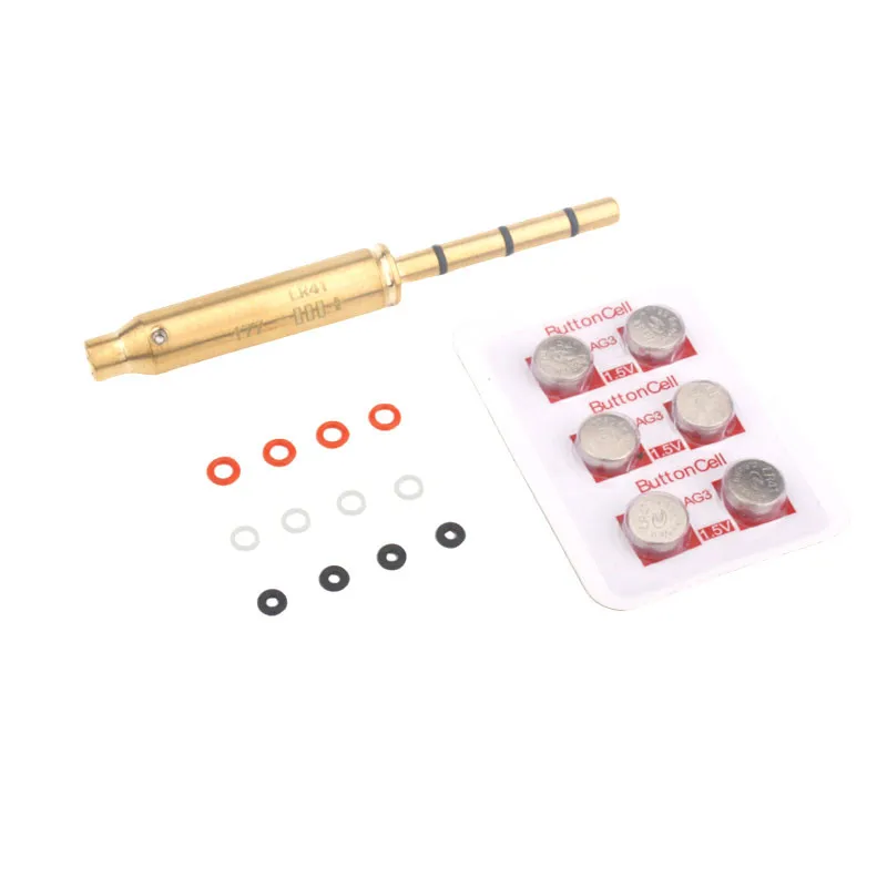 

Tactical Brass Boresighter .177/22LR/9mm/.38spl Cal Red Laser Bore Sight