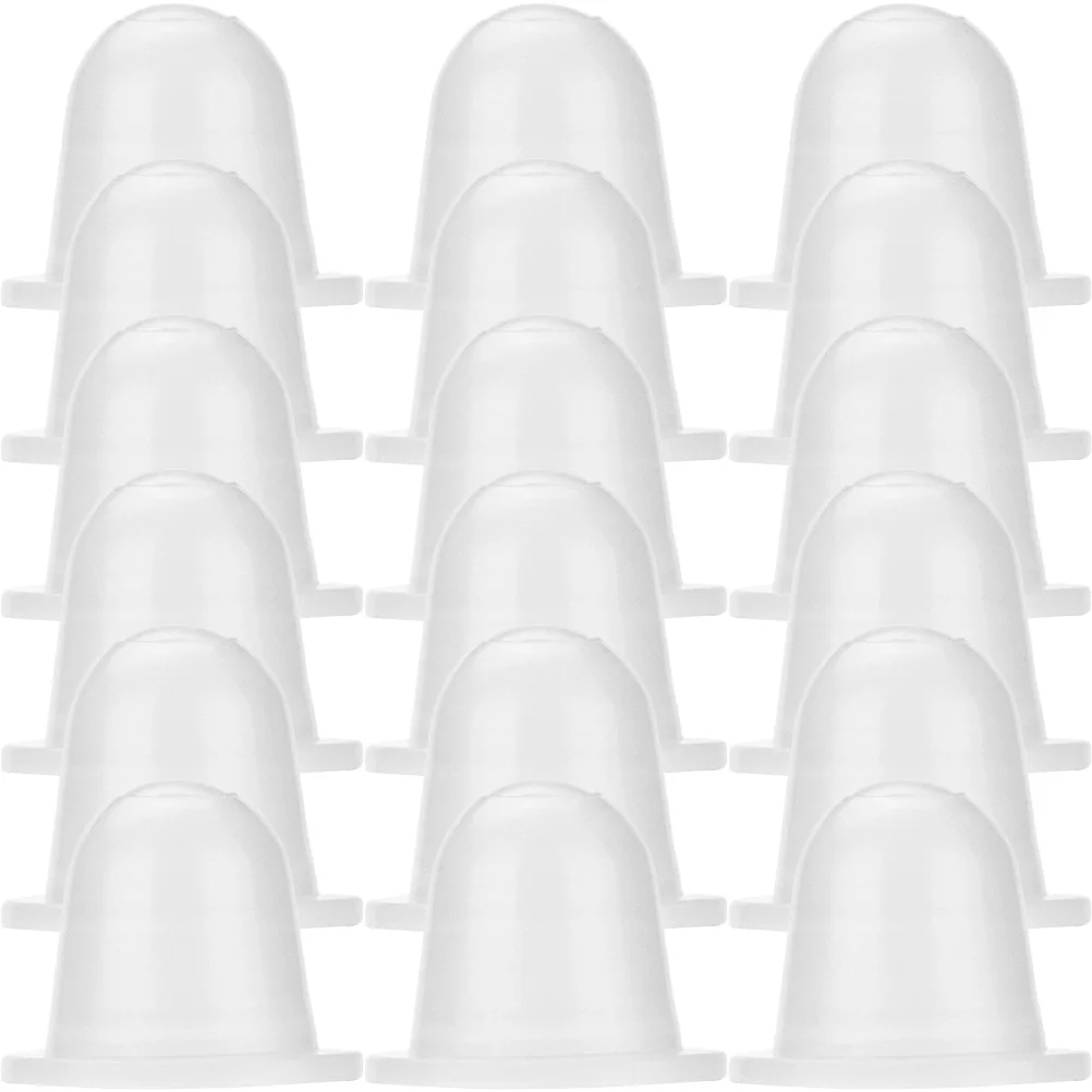 100 قطعة أكواب حبر سيليكون سميكة مقاومة للاهتراء أصحاب الصباغ المدمجة المحمولة لوازم الوشم حاويات الحبر القابلة لإعادة الاستخدام