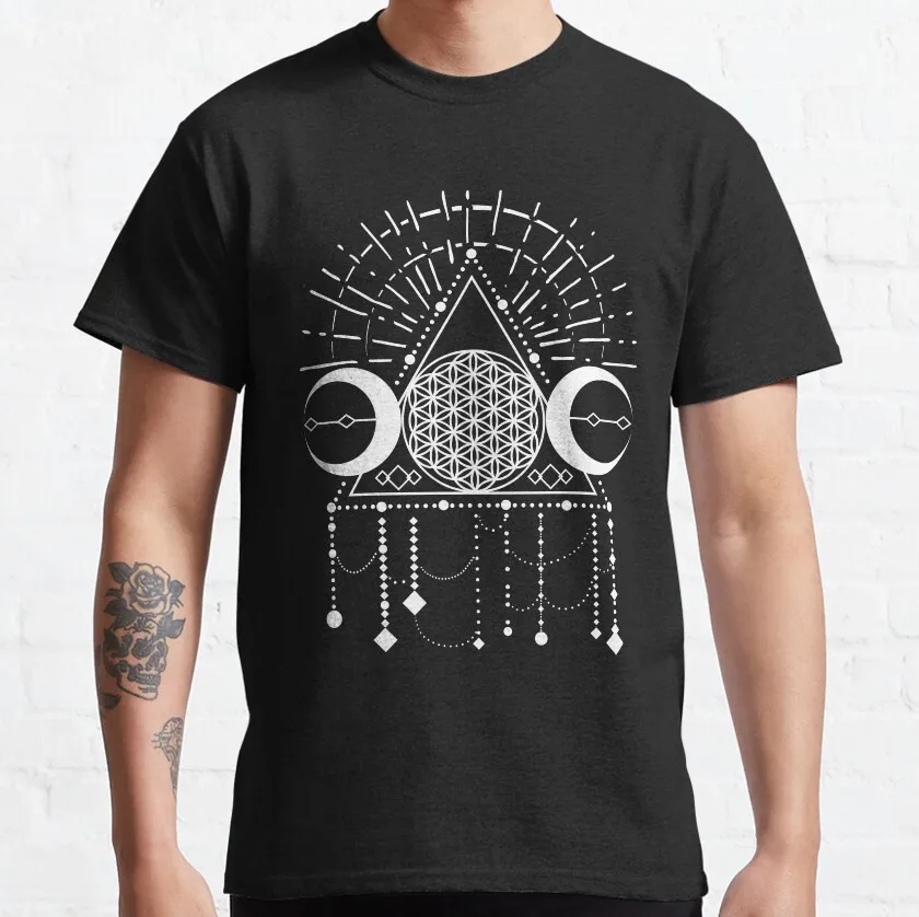 Shaman holy geometry yoga symbol flower of life  Classic T-Shirt