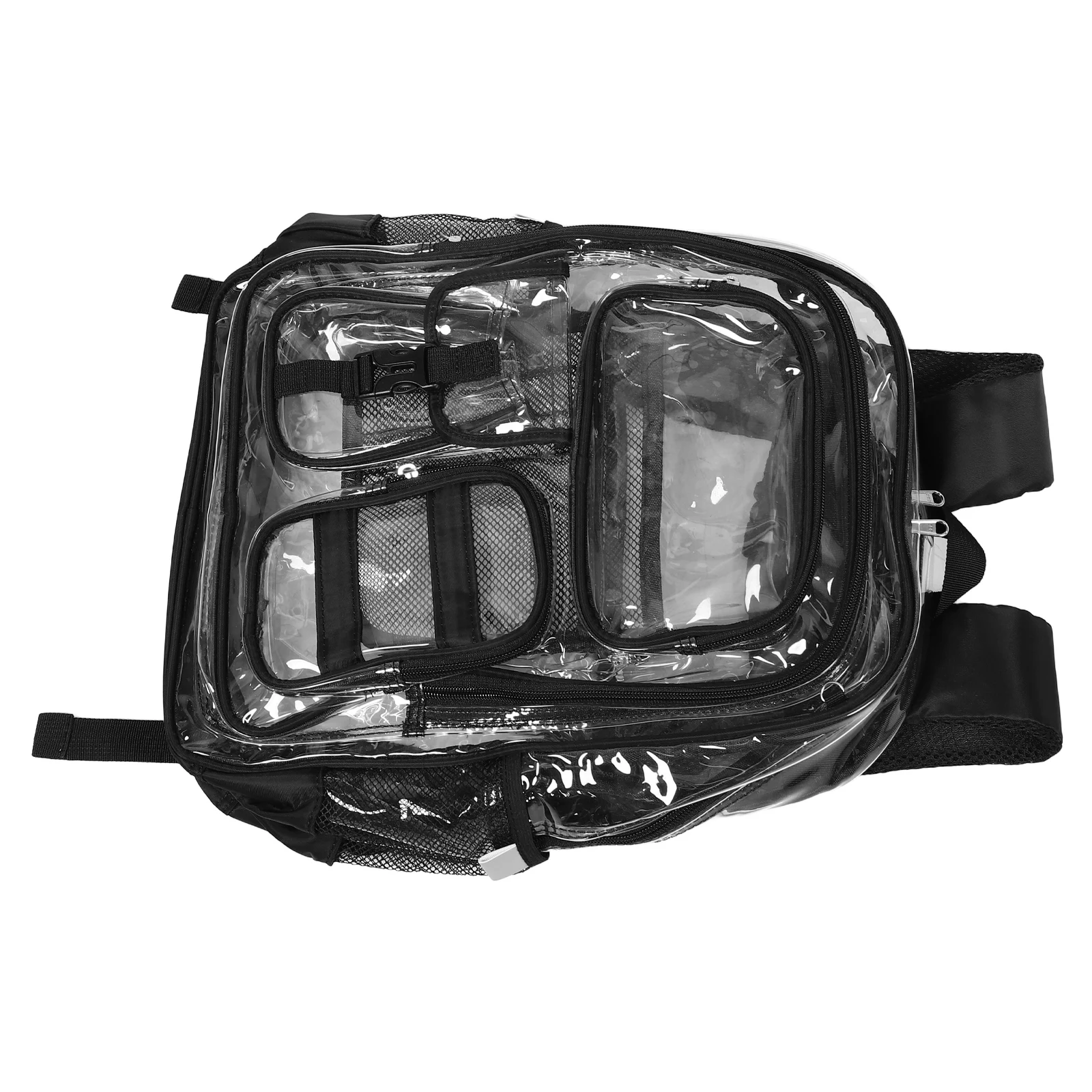 Durchsichtiger Mini-Rucksack, vom Stadion zugelassen, durchsichtige Tasche aus transparentem Kunststoff für Damen, perfekte Sportveranstaltungen, Konzerte