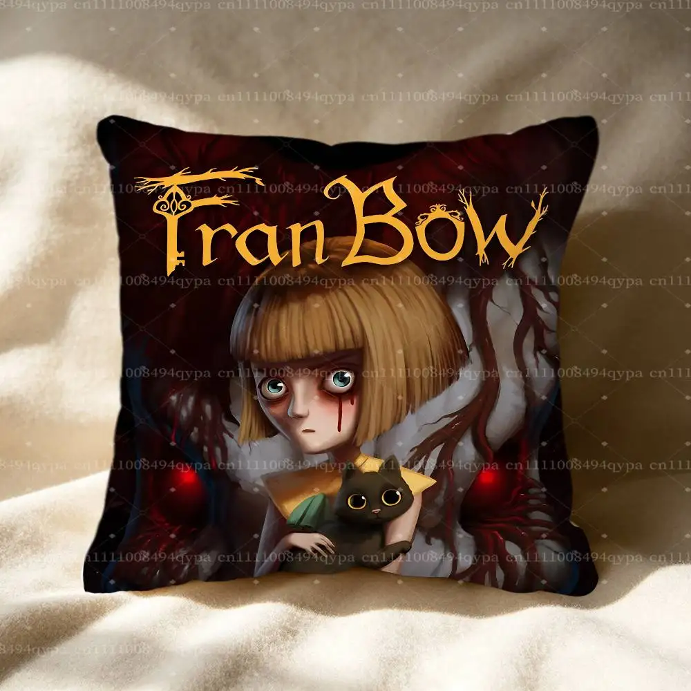 F-Fran Bow Mr Midnight Throw Pillow Cushion Cases Kawaii Decorative Living Room Decor Soft Decorative Pillows