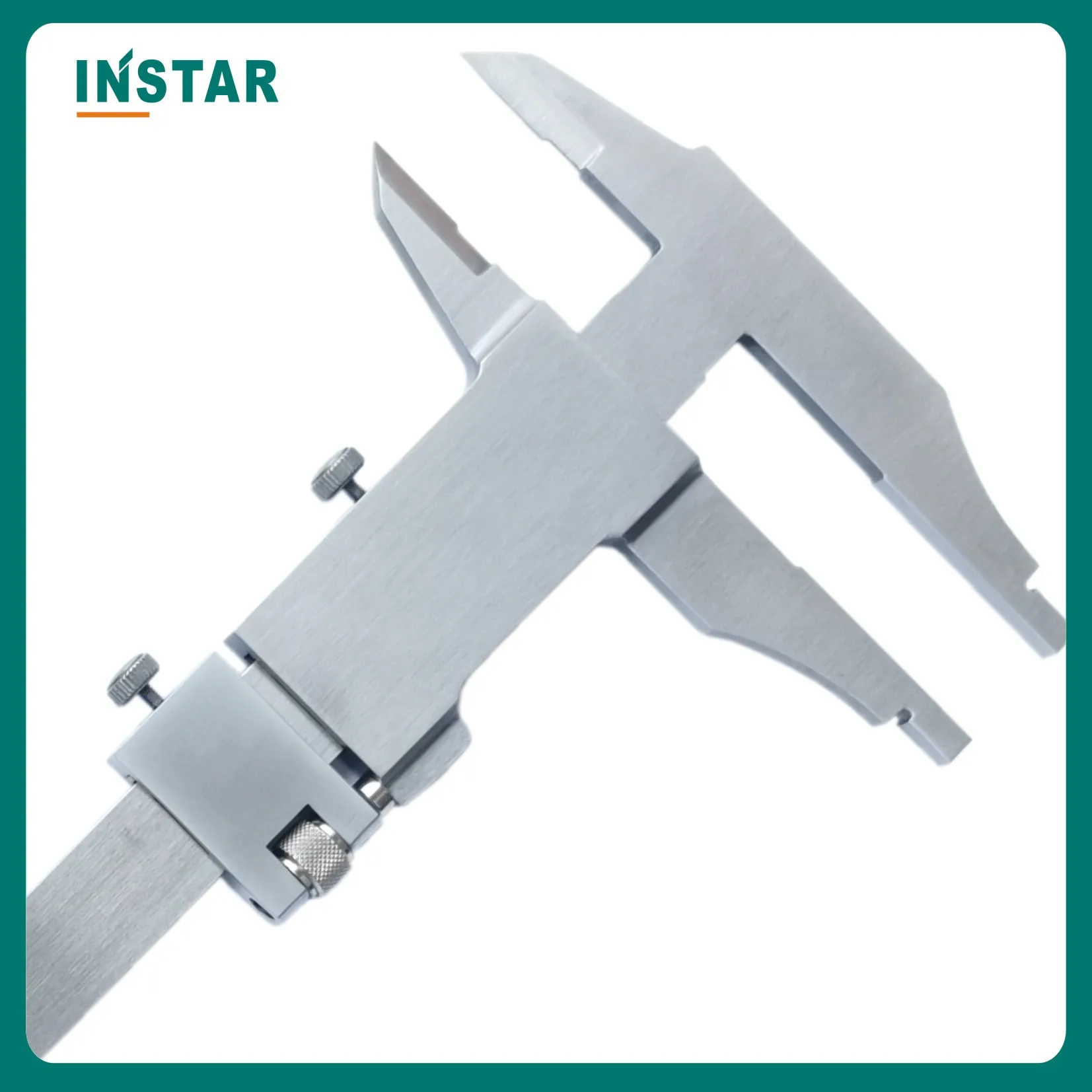 INSTAR Vernier Caliper Stainless Steel 250mm x 0.05mm DIN Standard 300mm with Fine Adjustment High Hardened Steel Industrial