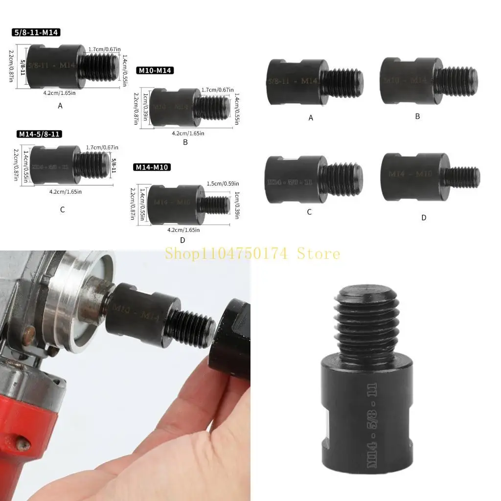 

Адаптер для шлифовальной машины, алмазная бита с различной резьбой, 5/8-11, гнездо для соединений M14, лидер продаж