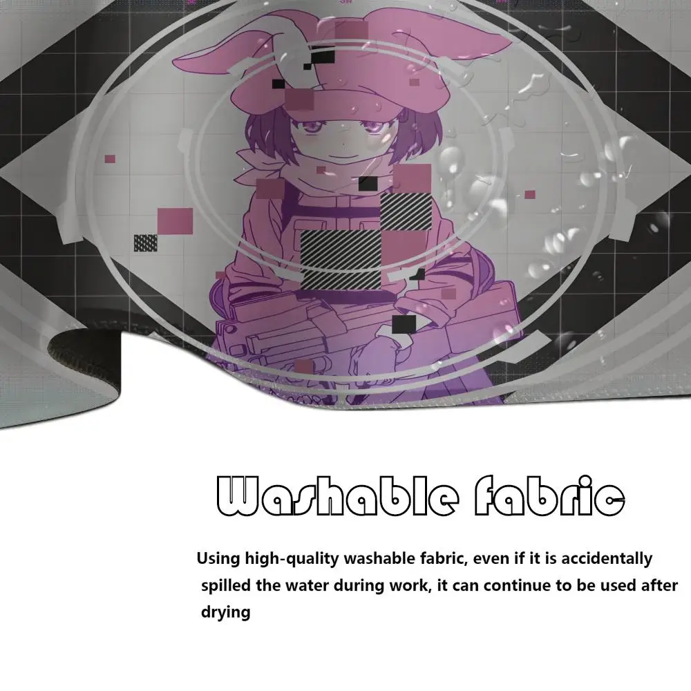 لطيف أنيمي العديد من رائعة خلفيات السيف الفن على الانترنت ساو ماوس الوسادة جميلة Asuna ماوس الوسادة عدم الانزلاق مقاومة للاهتراء لعبة كبيرة Des #5