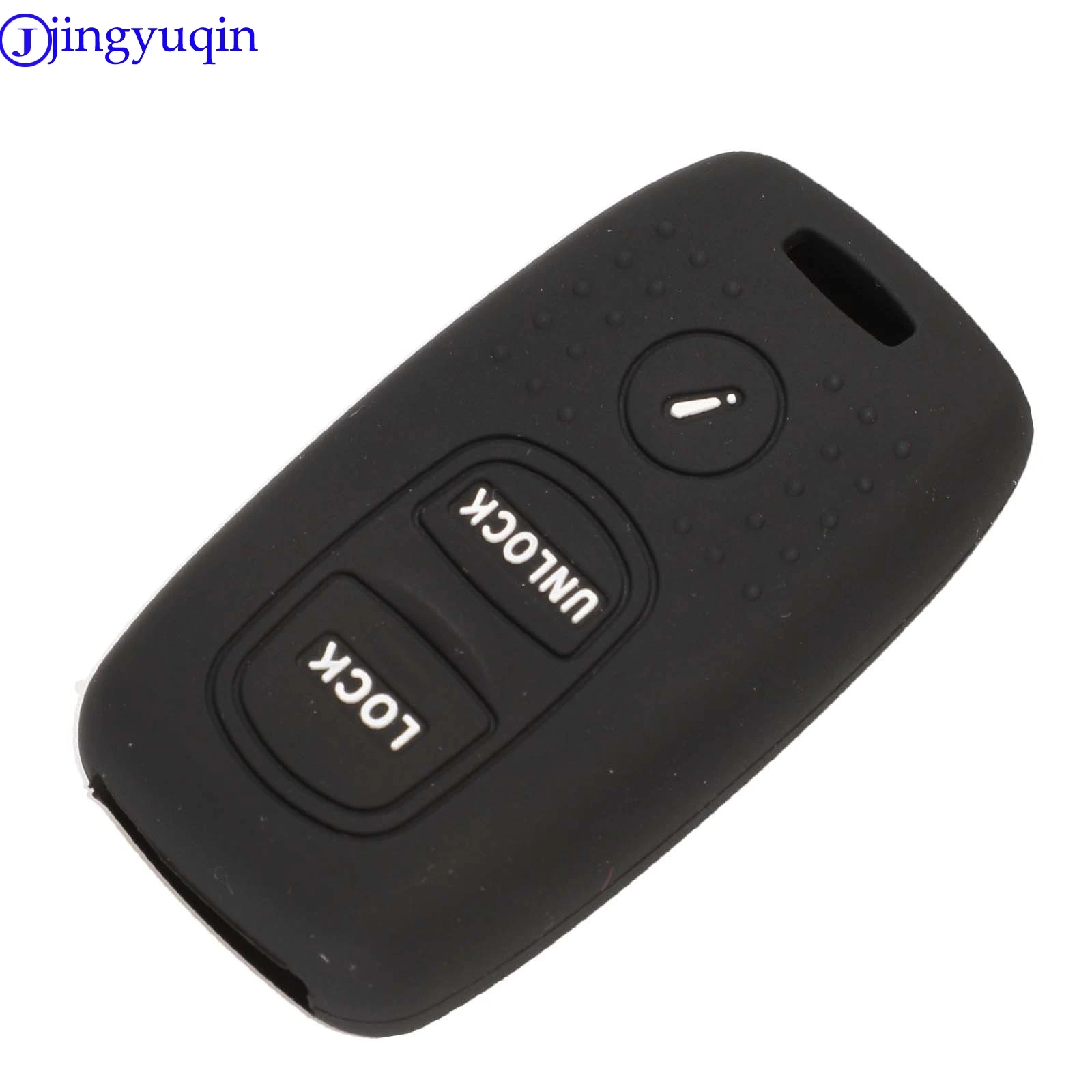 Jingyuqin For Mazda 2 Mazda 3 Mazda6 323 626 MPV Protege 5 Fob 2 + 1 3 버튼 자동차 키 케이스 열쇠가없는 원격 키 커버