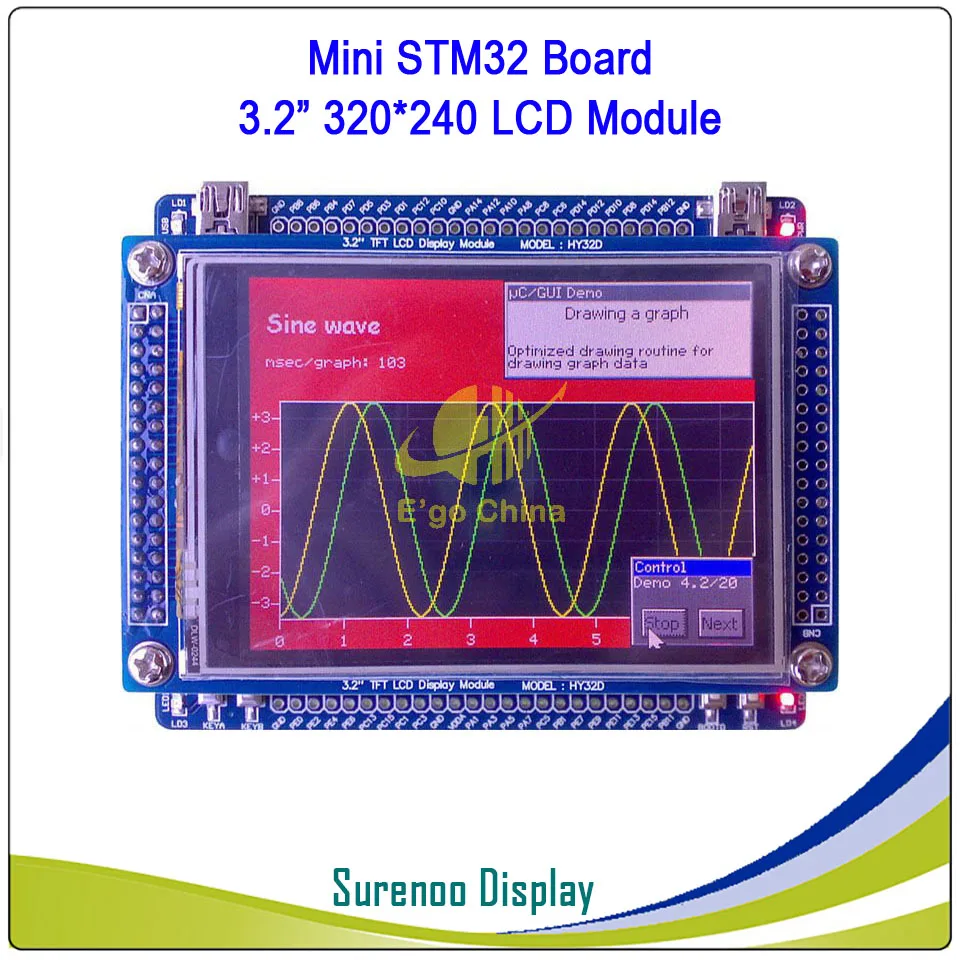 STM32 STM32F103VCT6 HY32D HY-MiniSTM32V Development Board & 3.2