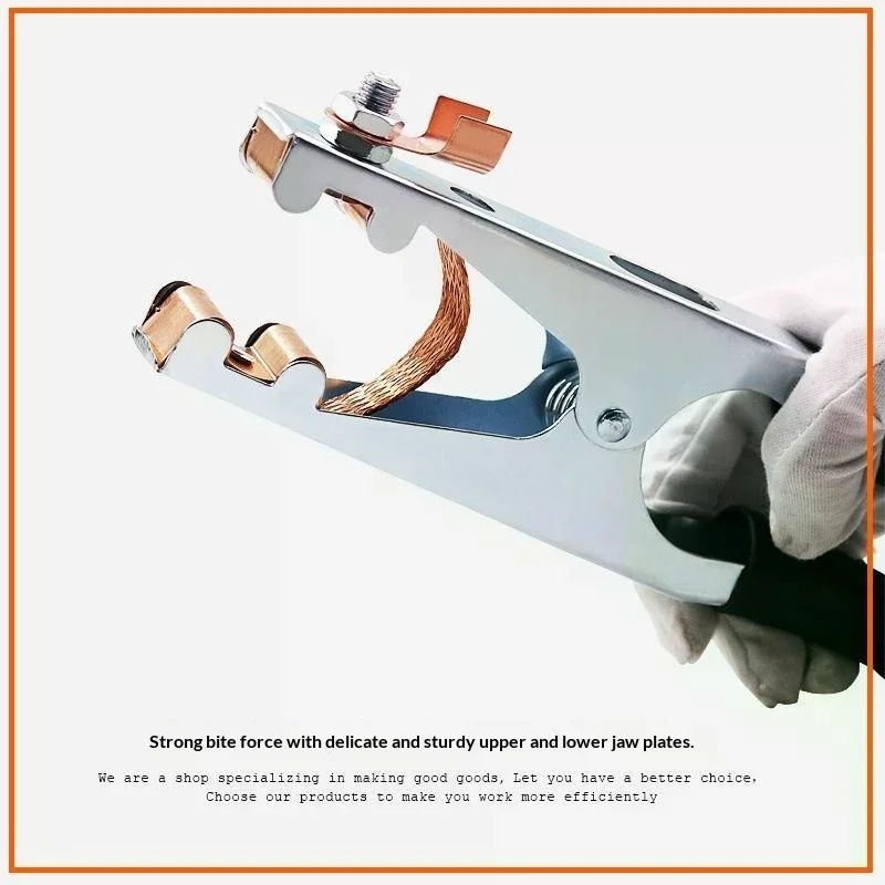 1 шт., ручной сварочный держатель электрода 300A 500A, медный сварочный зажим для заземления, зажим для заземления, профессиональные инструменты