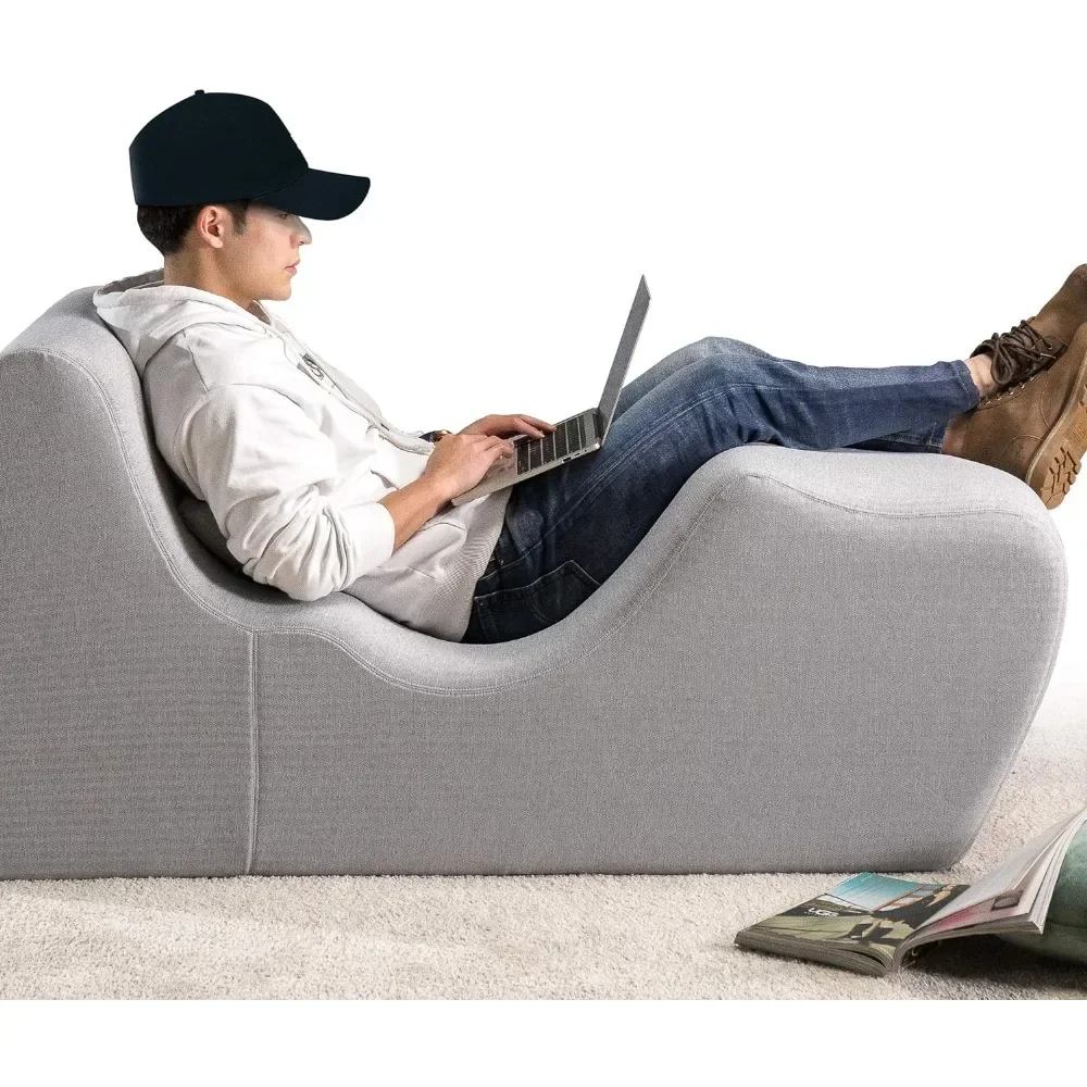 Chaise Lounge Chair, Ergonomic Positioning for Better Relaxation, Pillow Included, Zero Gravity Chaise Lounger