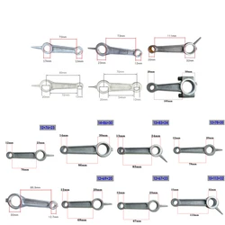 Air Compressor Connecting Rod Silver Aluminum Alloy Connect Link Rod Multiple Sizes Air Compressor Accessories Air Tool Fittings