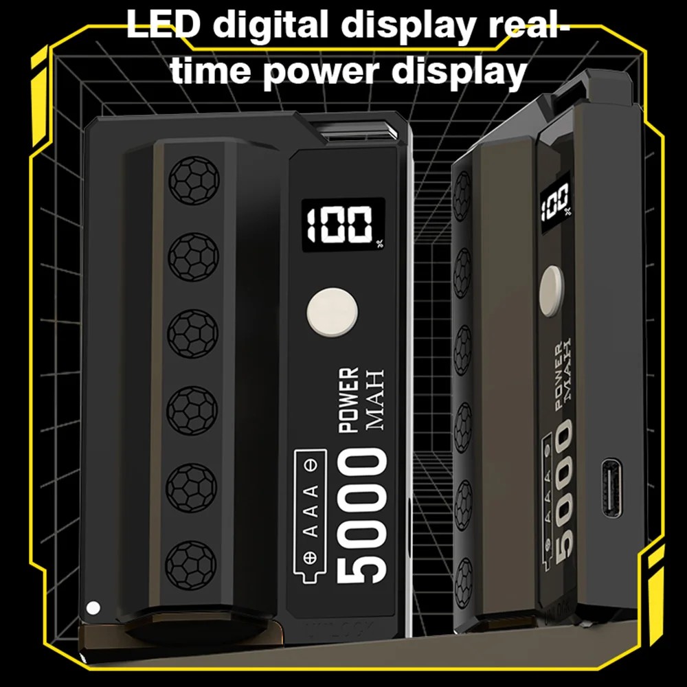 بطارية محمولة قابلة للاستبدال باور بانك (باستثناء البطارية) بطارية مناسبة موديل 21700