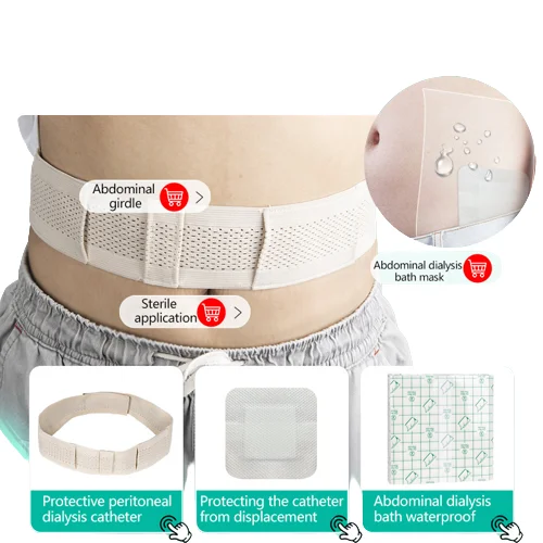 

Peritoneal Dialysis Waist Belt Catheter Protector Adjustable Abdominal Belt Catheter Fixation Device Back Support Protector