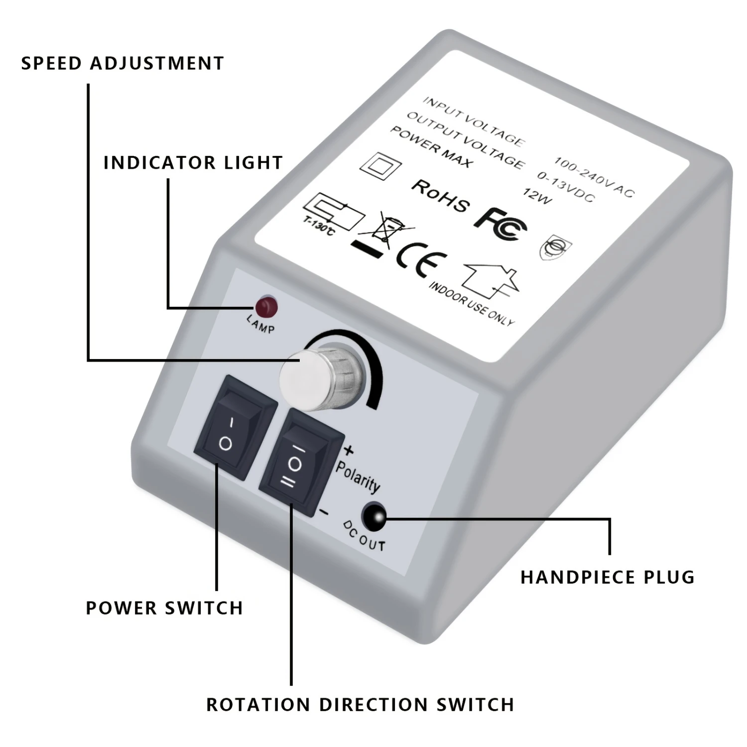 Set manicure professionale per trapano elettrico per unghie a basso rumore con 156 nastri abrasivi per unghie acriliche, rimozione gel art, pe