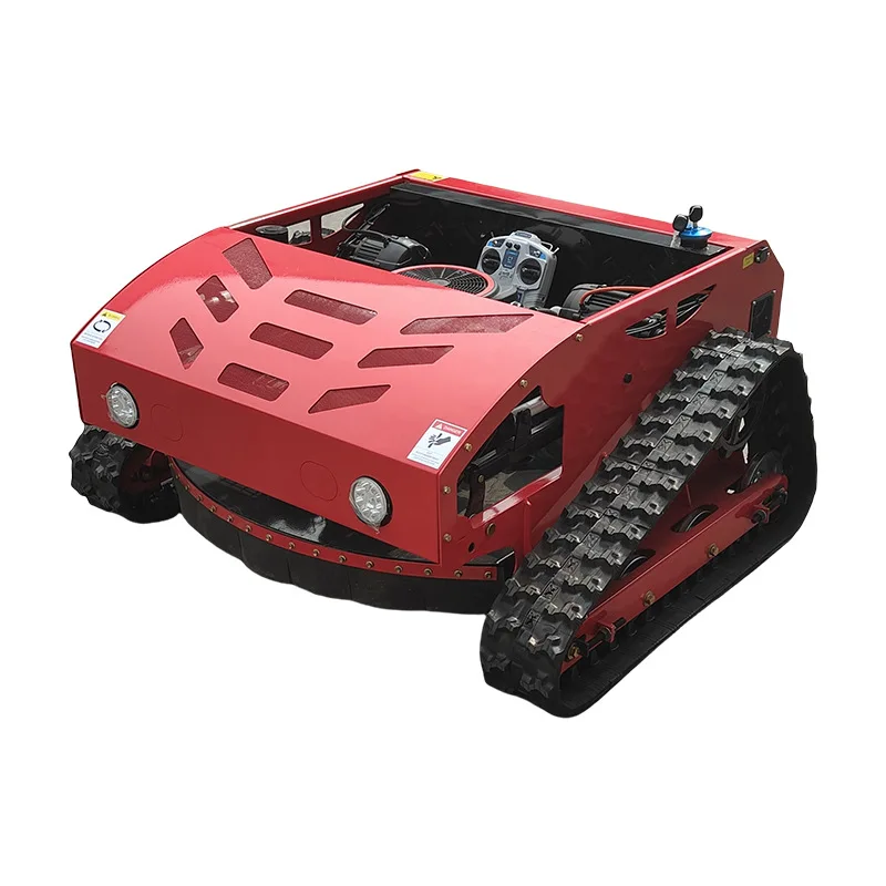 

Oil-electric hybrid remote control lawn mower, high-horsepower intelligent lawn mower
