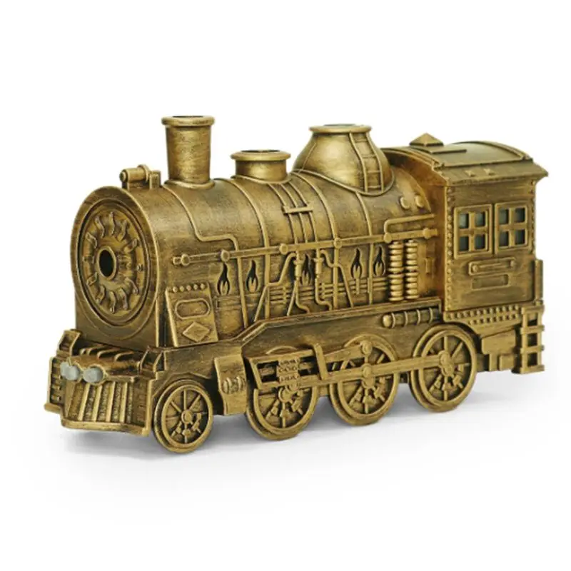 M02K-USB Train Humidifiers 300Ml  Train Shaped Essential Oil Diffuser  With Quiet Cool Mist 2 Lighting & 2 Mist Modes Aromathera