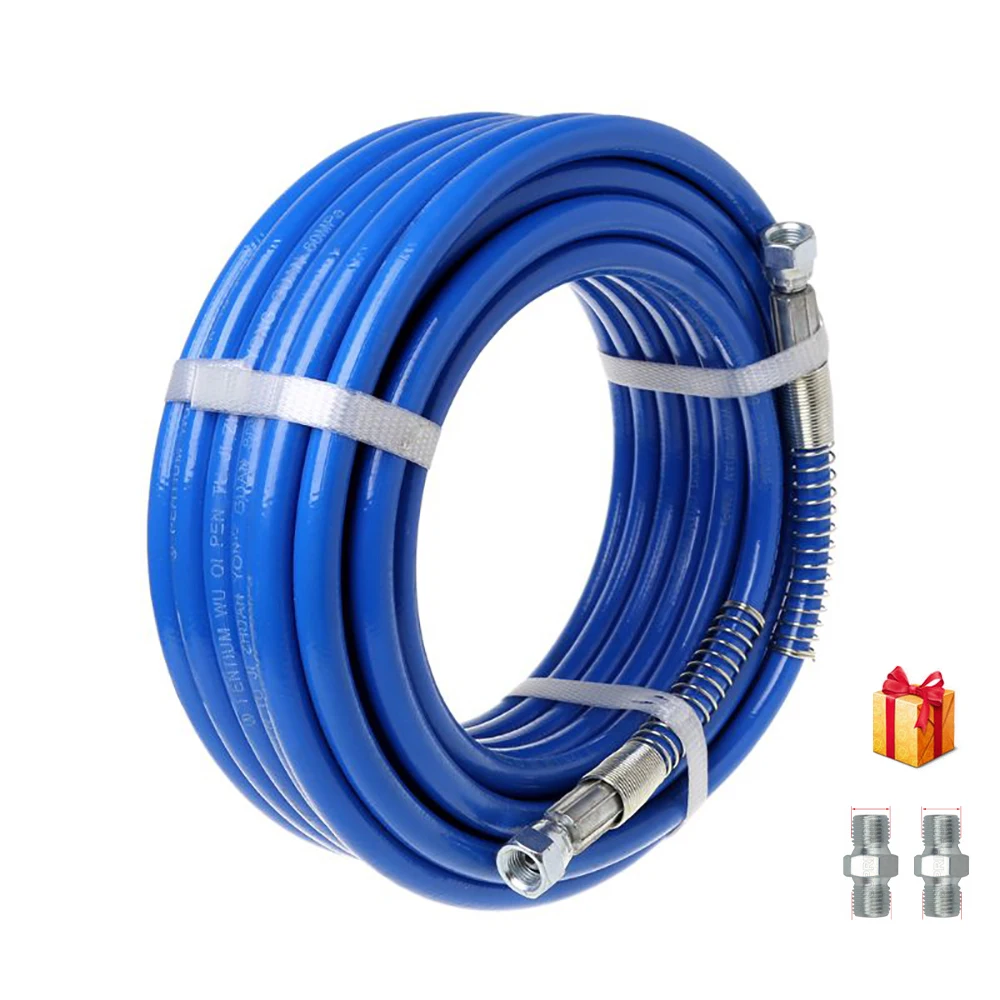 

1/4" 15m Airless Spray Fiber Hose Paint Professional Spray Equipment Accessories 5000PSI