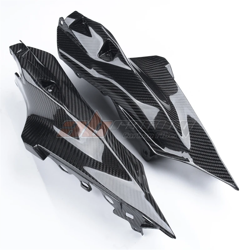 Inner Tail Fairings Trim Cowlings ForYamaha R7 2022-2023 Full Carbon Fiber 100%