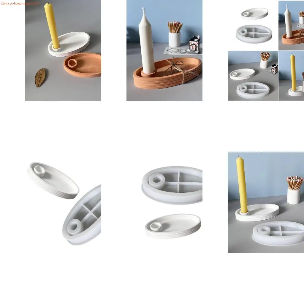 

F92D Теплостойкость силиконовой свечи с подробной текстурой для создания уникальных овальных подсвечников и декоративных