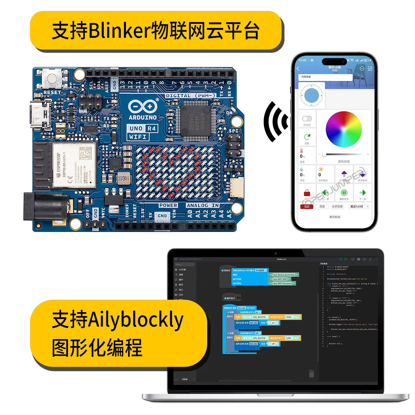 Arduino UNO R4 Development Board Arduino Wifi Version ABX00087 Minima Kit