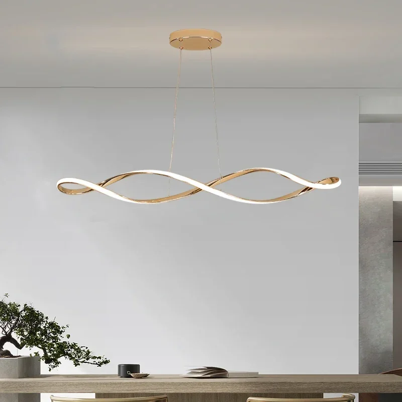 TechHPModern LED Pendant Light for Living Dining Room Bar Kitchen Loft Work Smart Home Hanging Pendant Lamp Fixtures
