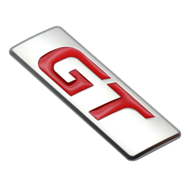 Car Sticker GT Badge Emblem Decals for Peugeot Hyundai GT Ford Focus Mondeo KIA Forte Optima Stinger Picanto Sorento Renault view 6
