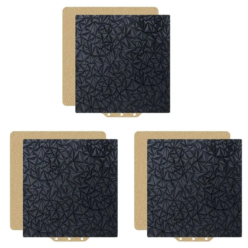 

A36T-3X Build Plate For Adventurer 5M Pro Double Sided Textured PEI Sheet And Smooth PEO Steel Sheet Bed (PEO+PEI)