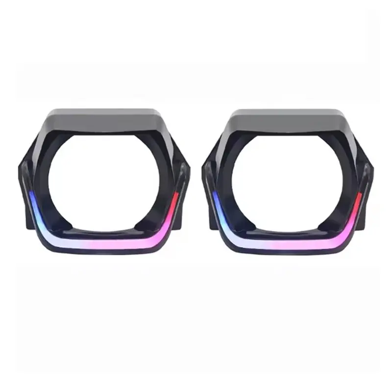 

Квадратные светодиодные накладки на фары 3.0" Angel Eyes RGB (1 пара) для автомобиля, ДХО, DIY-модификация, автозапчасти