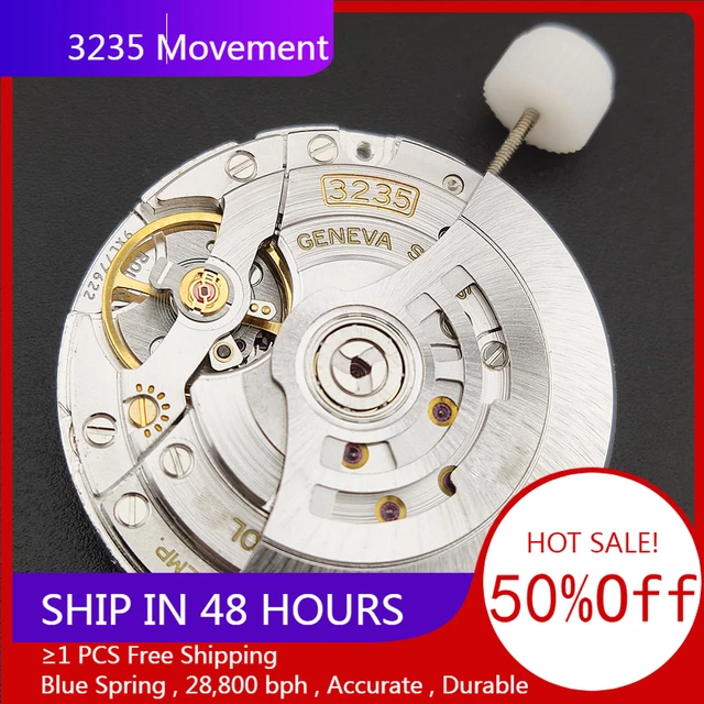 3235 Mechanical Movement Engraved automatic mechanical movement blue  balance wheel 41mm SUB/DJ movement VS NOOB factory 72h - AliExpress