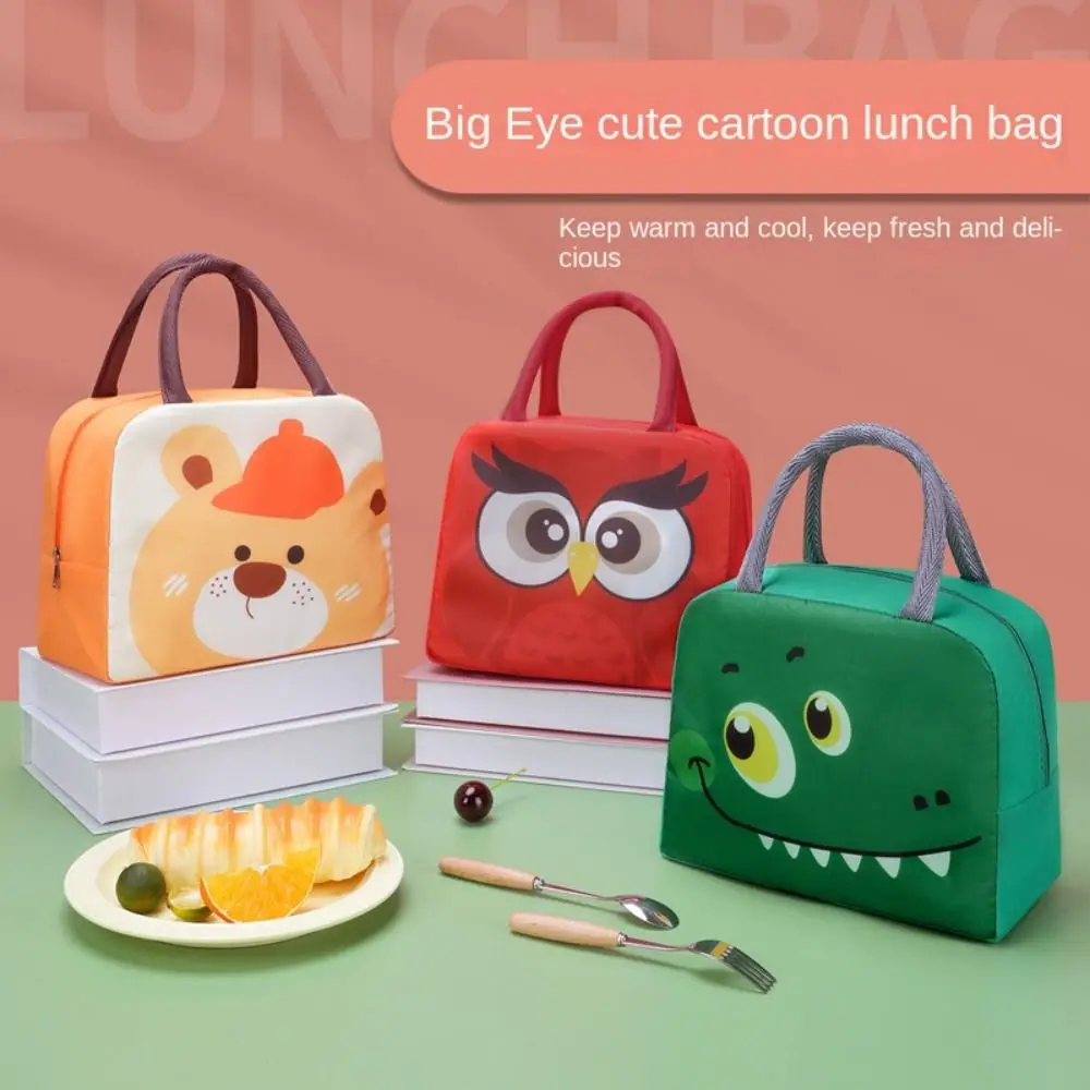 New Non-woven Fabric Cartoon Lunch Bag Portable Thermal Bag Tote Food Small Cooler Bag Lunch Box Accessories Lunch Box Food Bags