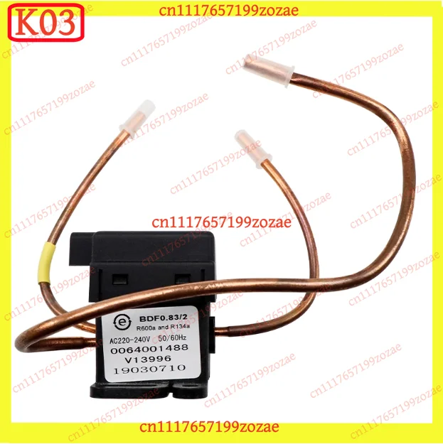 KJ02 k3 1Pcs Pulse Solenoid Valve Coil for Refrigerator, 2/3 Way Normally Closed (NC) Replacement Part