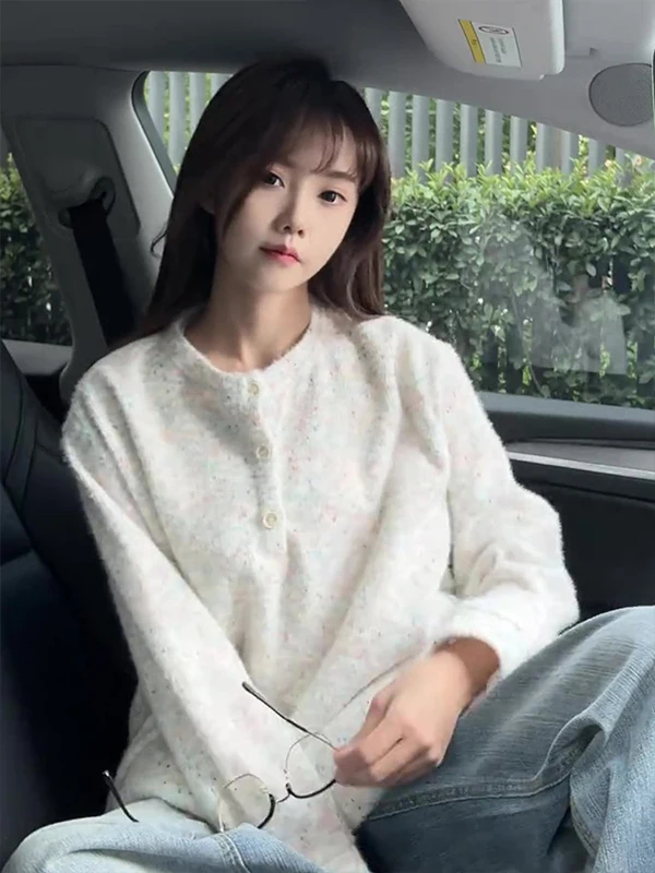 

Мужской вязаный свитер American Sle, мягкий, повседневный, для пар, базовая одежда, с воротником-стойкой, длинный рукав