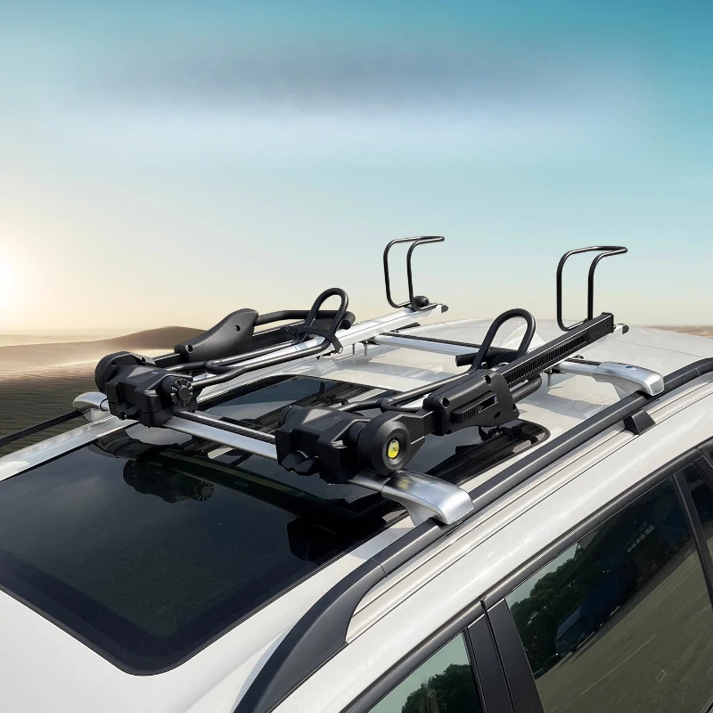 Roof bike rack, car mountain bike rack, fixed luggage rack, aluminum alloy universal