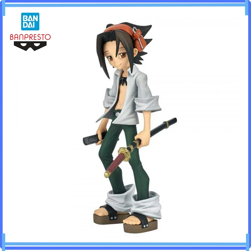 Figura de Acción Original de Shaman King You Asakura de Bandai, en Caja, de PVC, Juguete Coleccionable, Regalo Genuino