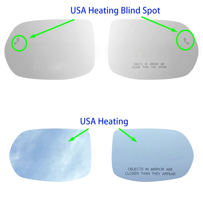 

Для Honda CR-V 2017-2020 годов, американская версия, линзы для зеркал заднего вида с подогревом, линзы для зеркал заднего вида, автомобильные аксессуары