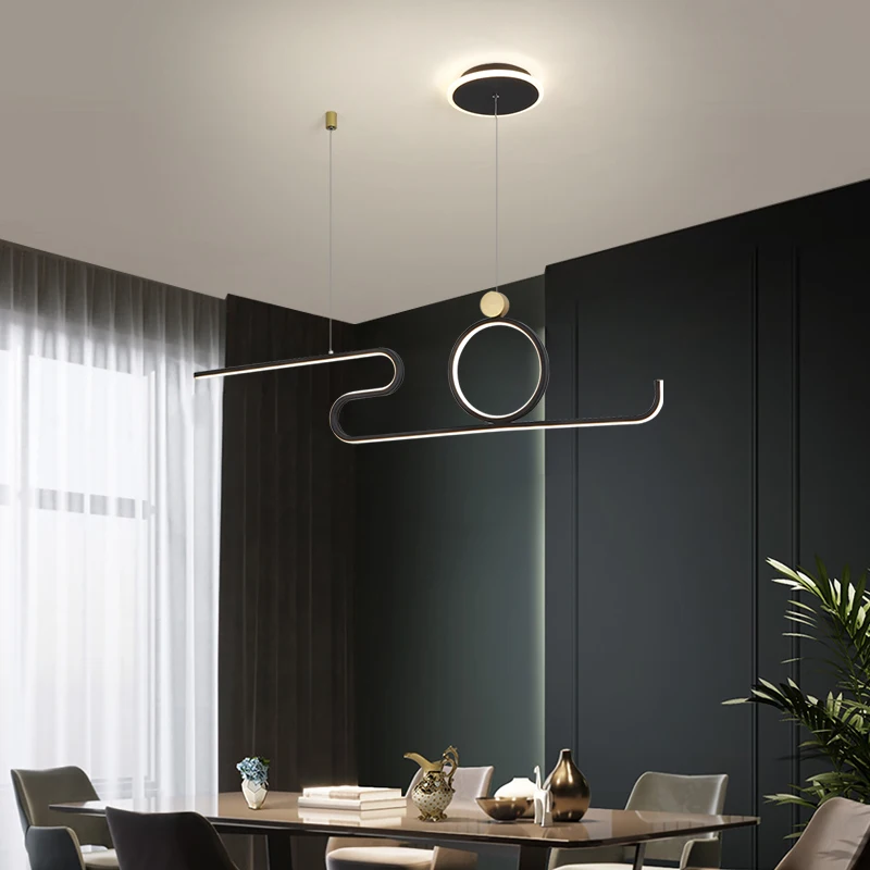 الحديثة Led Opknoping Kroonluchter Voor Keuken Eetkamer بار الحد الأدنى أونتويرب تعليق Hanglamp Tafel ديكور المنزل Licht