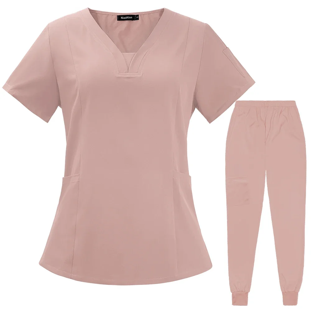 Ensemble de Vêtements de Travail pour Infirmière, Service Médical, GIslande Imbibé, Hôpital, Médecin, Générateurs, Uniforme Multicolore, Haut et Pantalon de Jogging, Vente en Gros