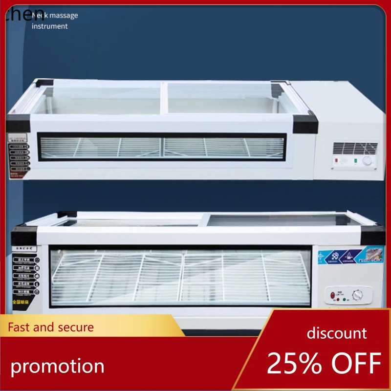 Hxl refrigerated display case mobile freezer stall ice counter