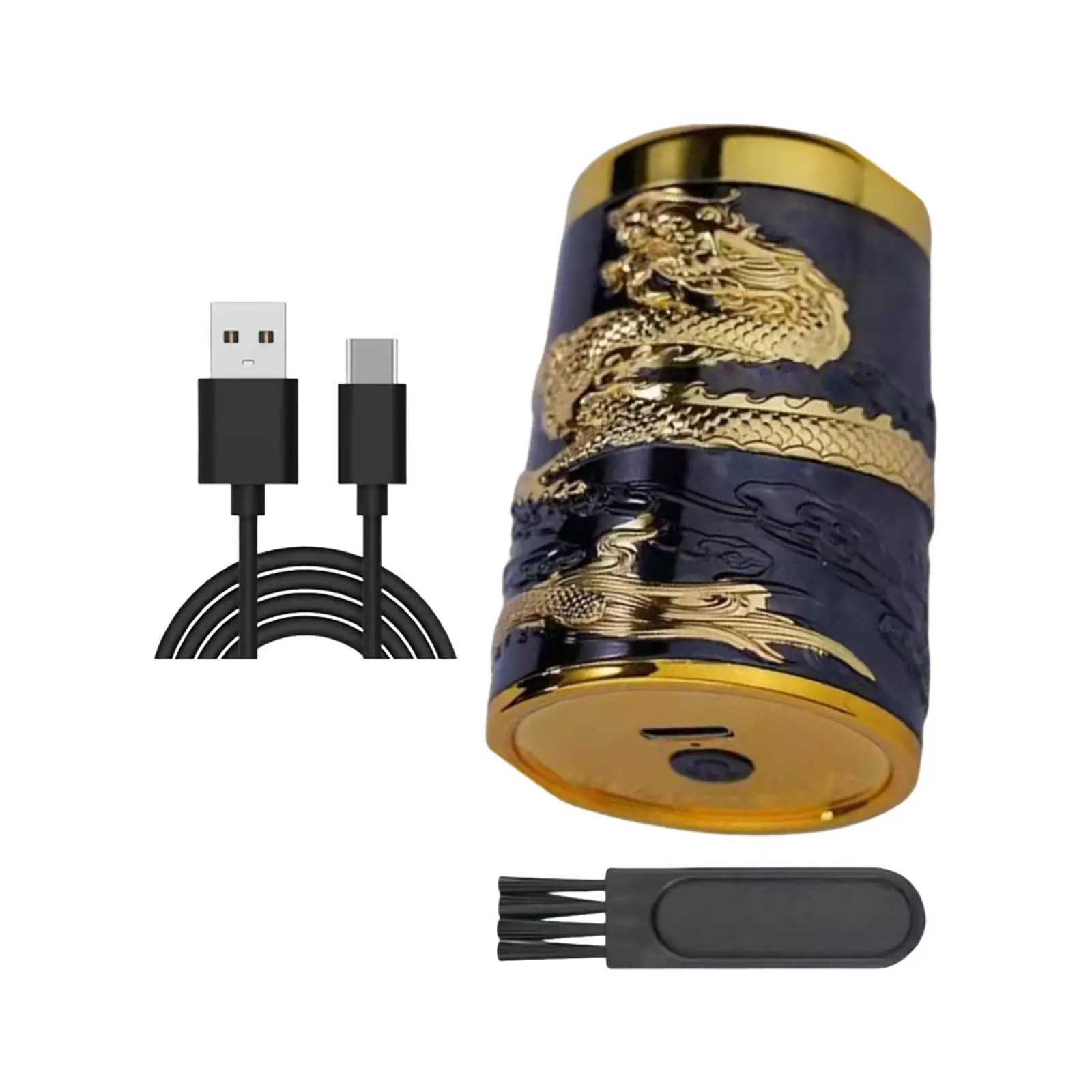 Mini rasoio elettrico per uomo rasoio elettrico modello drago Vintage per ufficio